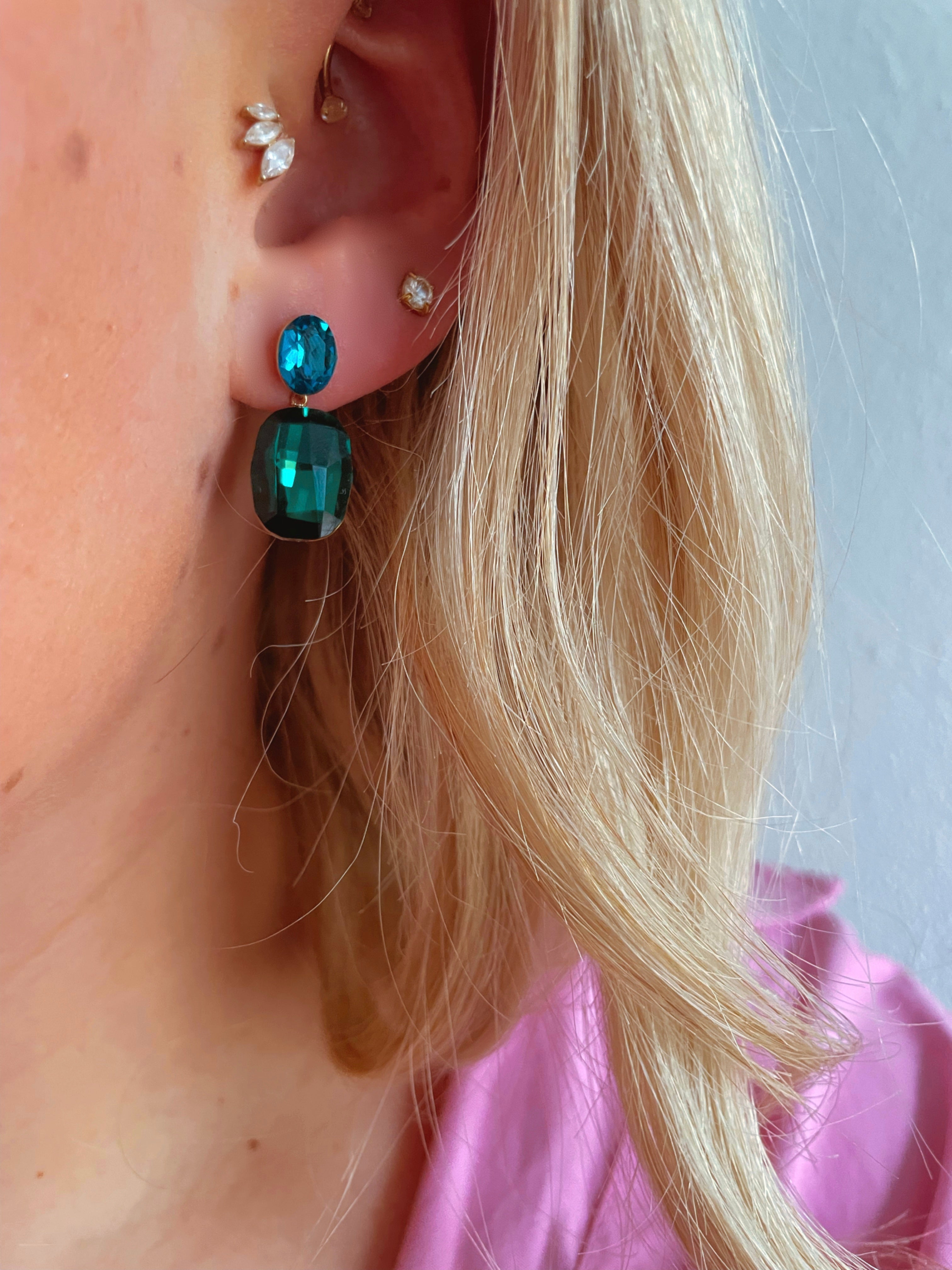 Boucles D'oreilles Tessa bleu