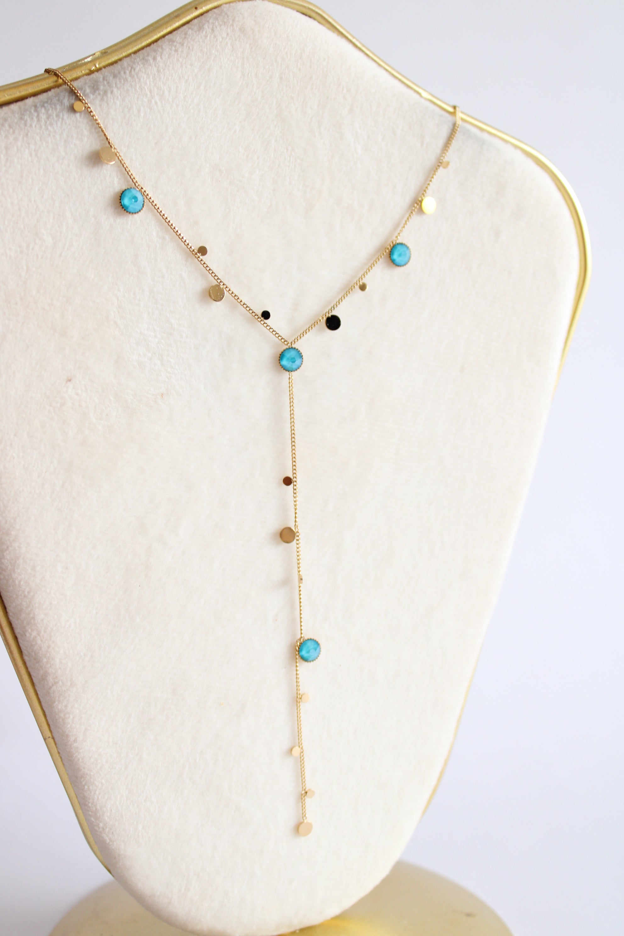 Collier Noella bleu