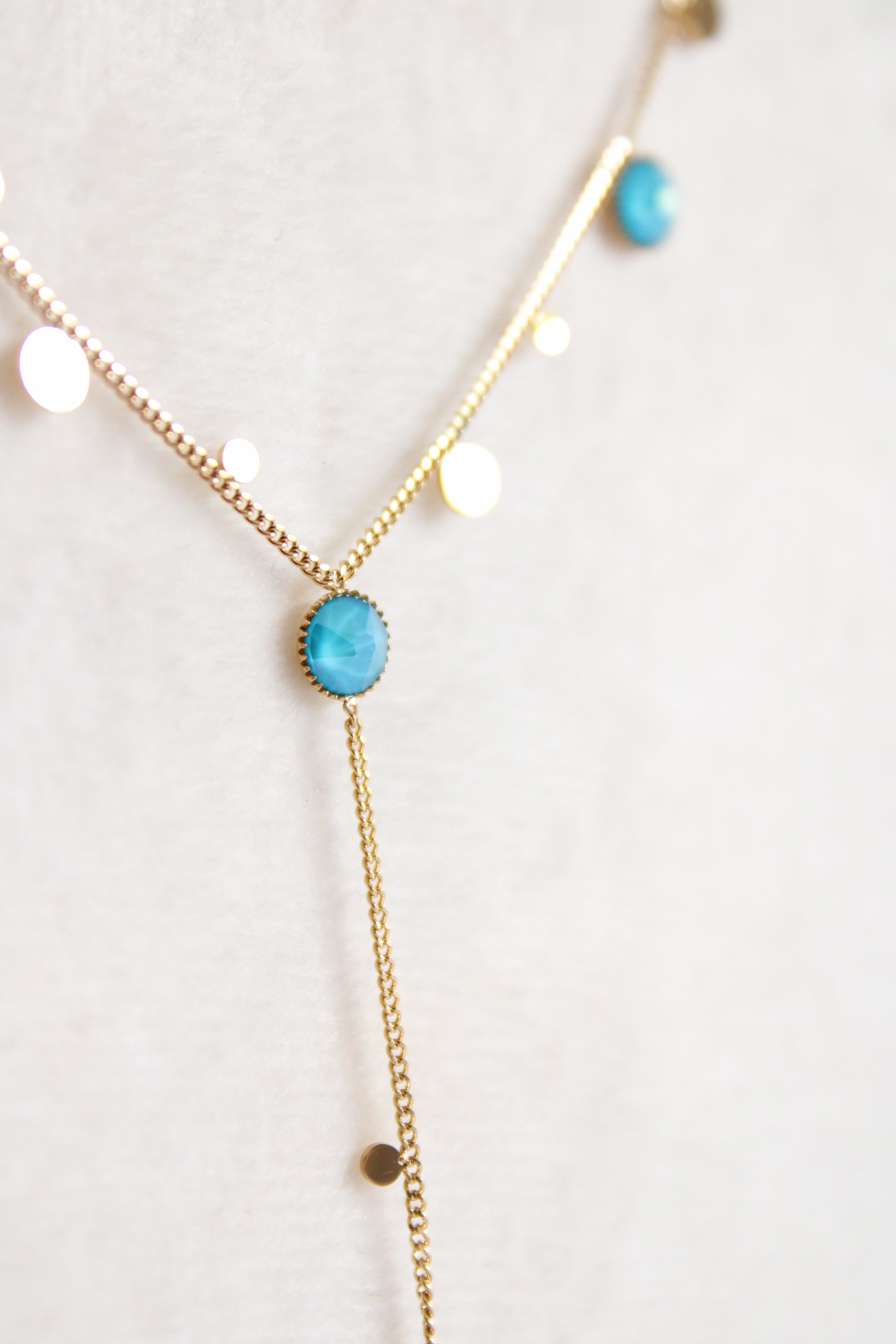 Collier Noella bleu